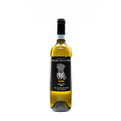 White wine Grillo Salier de la Tour Sicily IGT 2022.