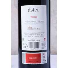 red wine Aster Crianza 2019