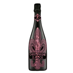 Champagne D.Rock Rose Brut