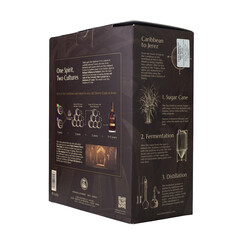 rum Dos Maderas 5+5 PX Triple Aged  Gift Set  + 1 glass + 1 coaster in a box