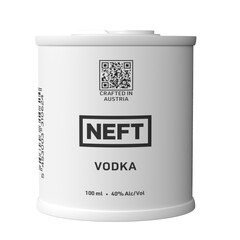 NEFT Vodka Mini White Barrel 100 ml