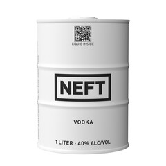 NEFT Vodka White Barrel 1 L