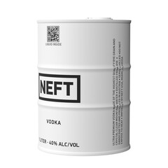 NEFT Vodka White Barrel 1 L