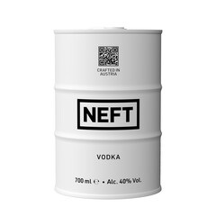 NEFT Vodka White Barrel 700 ml