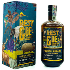 Rest & Be Tankful Isla Single Malt Scotch Whiskey Bruhladih 10 years. Single Cask No. 4310/ 2013