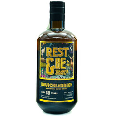 Rest & Be Tankful Isla Single Malt Scotch Whiskey Bruhladih 18 years. Single Cask No. 1434/ 2004 Cask Strength