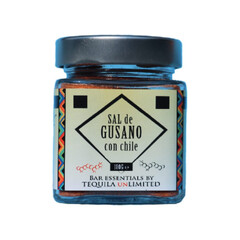 Sal de Gusano con Chili (Mexican salt with chili and agave worm) 0.20 l.