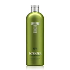 Liqueur based on herbal tea and citrus fruits Tatratea