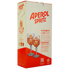 Promo package Aperol Spritz: 1 pc. Aperol aperitif 0.70l. * 11% alc.s-e +1 pc. sparkling wine Chintsano Pro-Spritz Dry