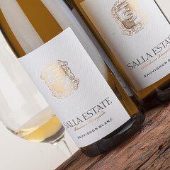 white wine Sauvignon Blanc Blaskovo Vineyards Salla Estate