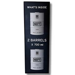 NEFT Vodka - bundle 2 white barrels x 700 ml 