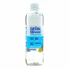 Non-carbonated soft drink Devin Mineral & Vitamins Mango and Pineapple