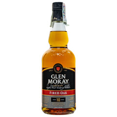 Single Malt Scotch Whiskey Glen Moray 10 YO Fired Oak