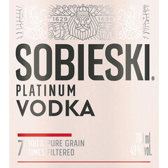 Водка Ян Собиески Платинум 0,70л.