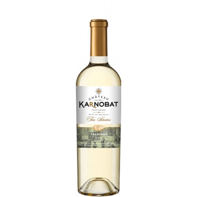 Бяло вино Траминер 2022 г. 0.75 л. шато Карнобат