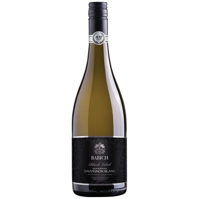 Бяло вино Совиньон Блан Бабич Марлборо 2022 г. 0,75 л. Черен Етикет Нова Зеландия