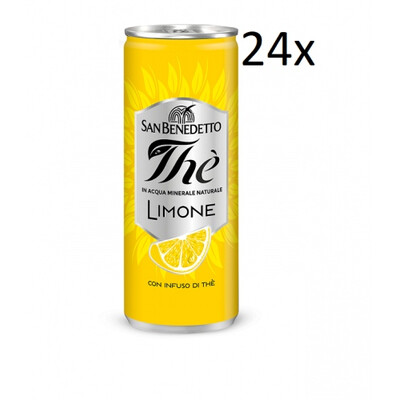 Студен чай Сан Бенедето лимон 0.330 л. кен