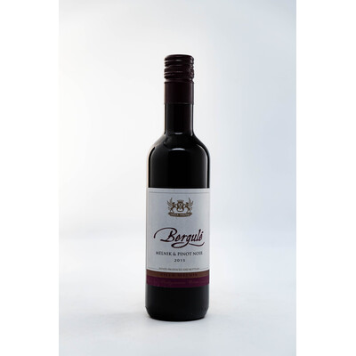 Червено вино Мелник и Пино Ноар Бергуле 2015г. 0,375л. Вила Мелник
