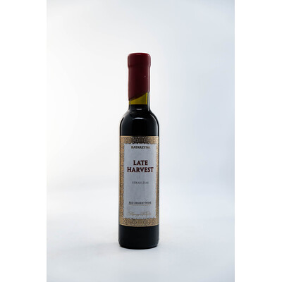 Десертно вино Сира Лейт Хавист 2016г. 0,375.л. Катаржина Естейт