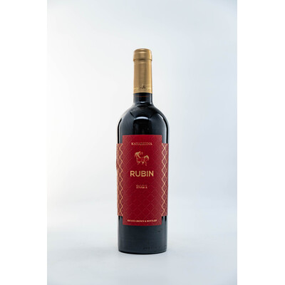 Червено вино Рубин 2021г. 0,75л. Катаржина Естейт