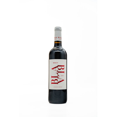 Червено вино Мерло Бла-Бла 2020г. 0,75л. Жак Люртон