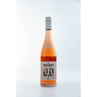 Non-alcoholic Rosé wine from Syrah and Cabernet Sauvignon Natureo 2021. 0.75 l. Torres Spain