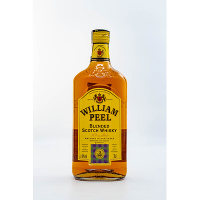Blended Scotch Whiskey William Peel 0.70l.* 40% alc.