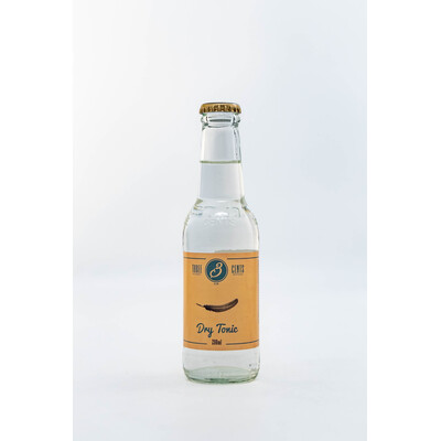Non-alcoholic carbonated drink Dry Tonic 0.20 l. Three Cents Glass