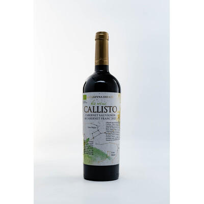 Organic red wine Cabernet Sauvignon and Cabernet Franc Callisto 2021. 0.75 l. Katarzyna Estate