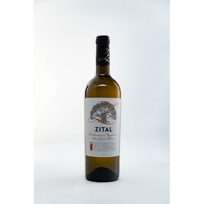 White wine Chardonnay, Viognier and Sauvignon Blanc Zital 2020. 0.75 l. Four Friends Estate, village of Gorno Botevo