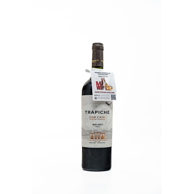 Red wine Malbec Oak Cask Trapiche 2023. 0.75 l. Trapiche