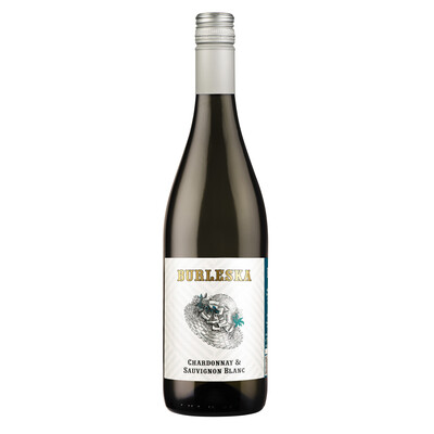 Бяло вино Шардоне и Совиньон Блан Бурлеска 2023г. 0,75л.