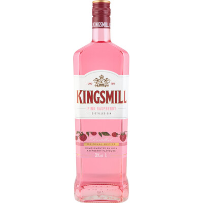 Kingsmill Pink Razbari gin 1L.