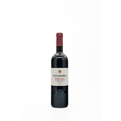 Червено вино Санджовезе Тоскана ИГТ 2015 0,75л. Сеста ди Сопра