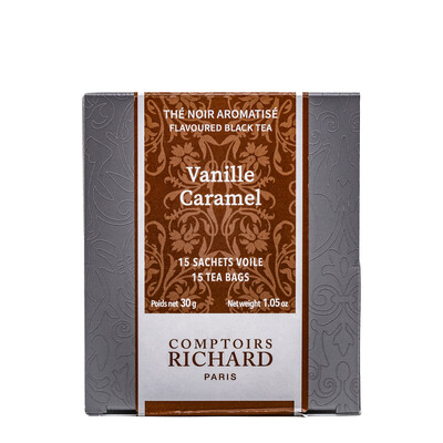 Black tea Vanilla Caramel Richard (15 pcs. in a box)