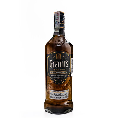 Blended Scotch Whiskey Grant's Triple Wood Smoky 0.70l.