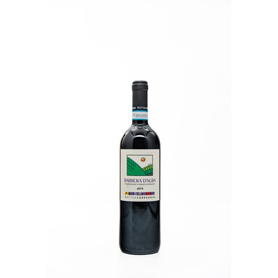Red wine Barbera d'Alba DOC 2019. 0.75 l. Matteo Corregia
