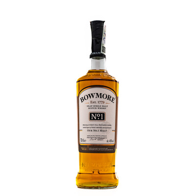 Isla Single Malt Scotch Whiskey Bowmore No. 1 Bourbon Cask 0.70l.