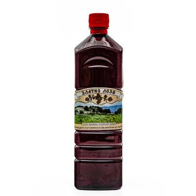 Червено вино Златно Лозе 1,0л. Търговище, България