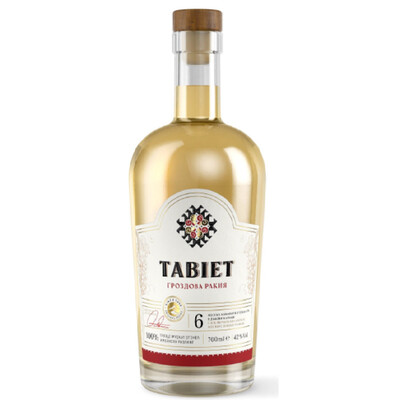 Tabiet grape brandy from Muscat Ottonel and Rhine Riesling 0.70l
