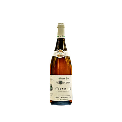 Chablis white wine 2020 0.75 l. Raoul Gutrin & Fiss, Burgundy France