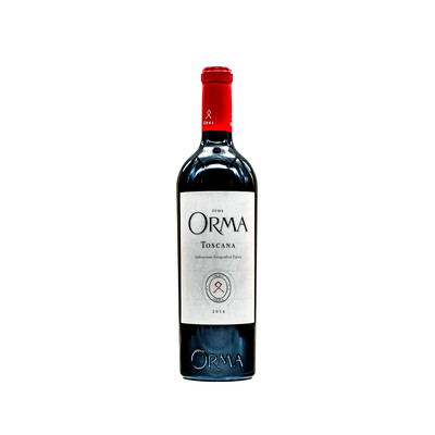 Red wine Orma IGT 2014. 0.75 l. Via Bolgerese, Castaneto Carducci, Tuscany~ Italy