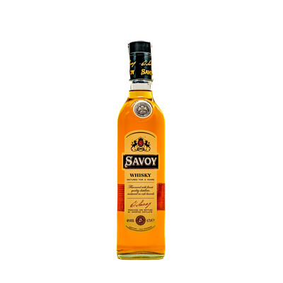 Spirit Drink Whiskey Savoy 0.70l. Karnobat, Bulgaria *40% alc.s-e NB 2022