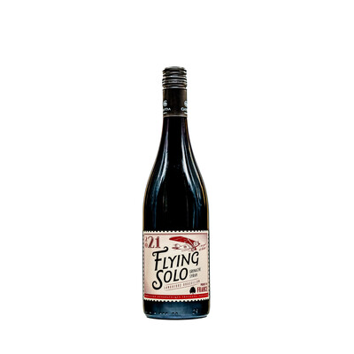 Червено вино Сира и Гренаш Флайнг Соло Лангедок-Русийон ИГП Пеи д'Ок 2021г. 0,75л. Домейн Гайда ~ Франция