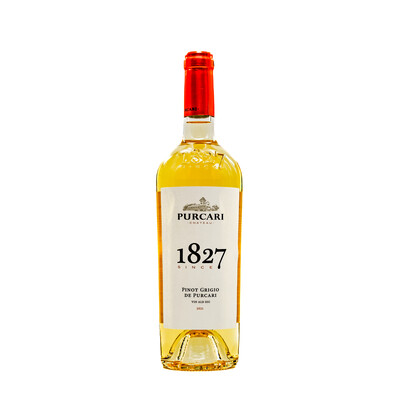 Бяло вино Пино Гриджо 1827 2021г. 0,75л. шато Пуркари ~ Молдова