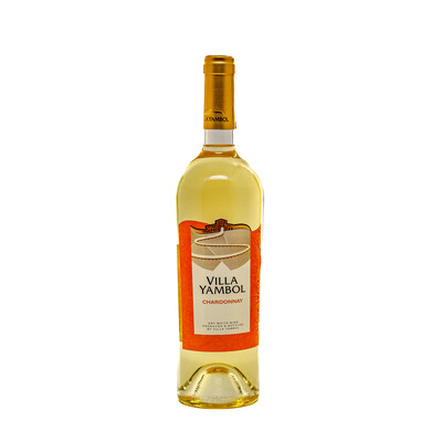 white wine Chardonnay 2022 0.75 l. Villa Yambol ~ Bulgaria