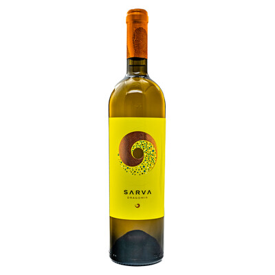 White wine Dimyat Sarva PGI Thracian Lowland 2022. 0.75 l. Dragomir Wine Cellar