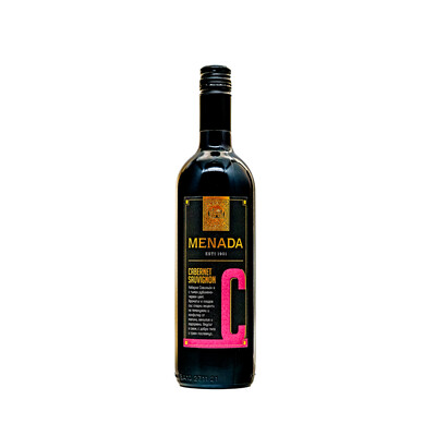 Red wine Cabernet Sauvignon 2021. 0.75l Domaine Menada