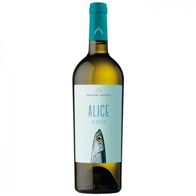Бяло вино Вердека Аличе Саленто ИГТ 2023г. 0,75л. Продутори ди Мандурия ~ Италия