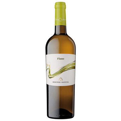 Бяло вино Фиано Саленто ИГТ 2023г. 0,75л. Продутори ди Мандурия ~ Италия